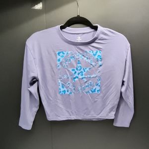 Chuck Taylor Purple Crop Tee